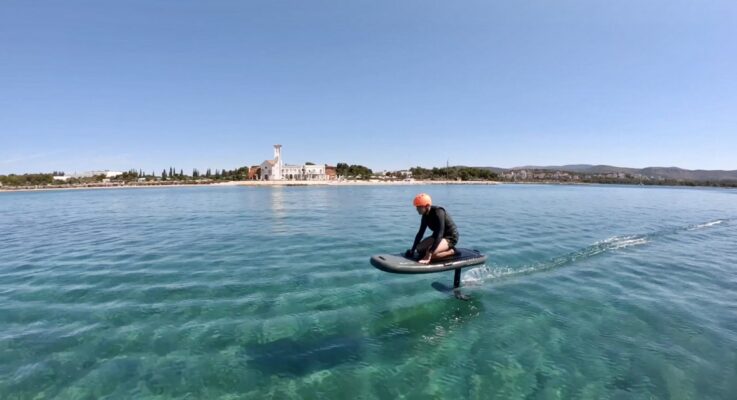 eFoil session Windrose water sports centre Brodarica Sibenik