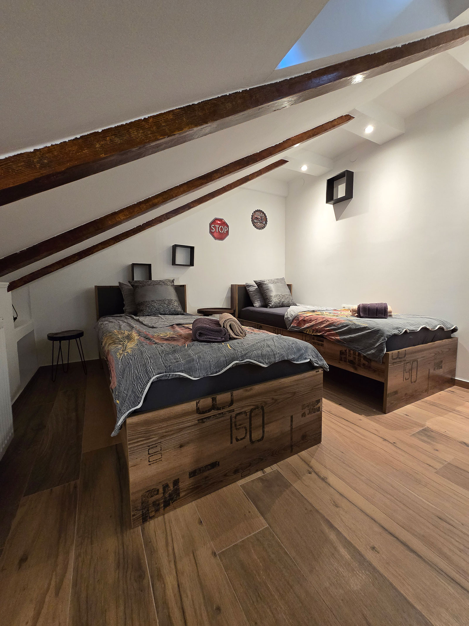 Modern Bedroom with Comfortable Double Bed